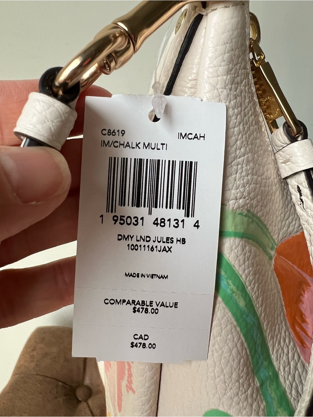 Coach NWT Jules Hobo With Dreamy Land Floral Print - Picture 3 of 12